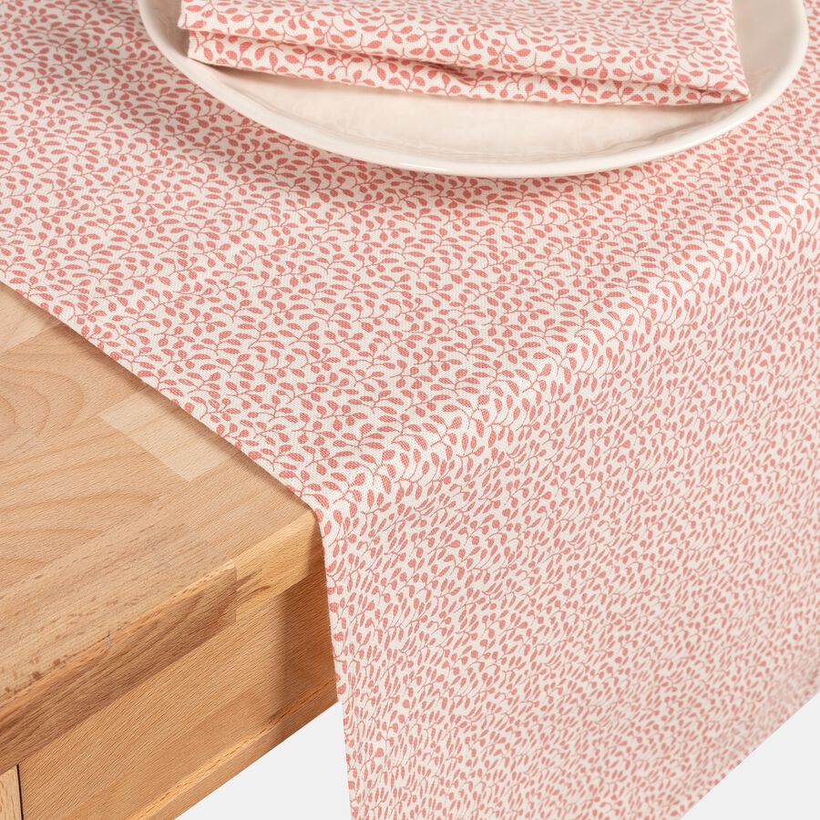 Camino de mesa de algodón reciclado Pinada 55x140cm