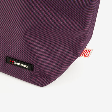 Bolsa lunchbag con asas lila 33x14x23cm 3,7L