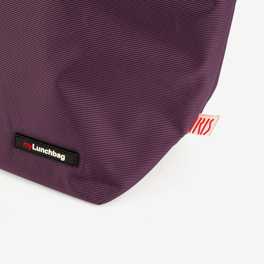 Bolsa lunchbag con asas lila 33x14x23cm 3,7L