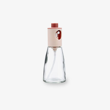 Aceitera con pulverizador rojo de cristal Terrae