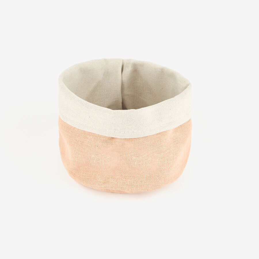 Panera textil rosa Bascat 17x14x10cm