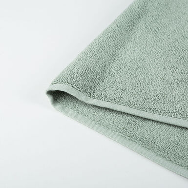 Alfombra de ba&ntilde;o algod&oacute;n verde 50x70cm