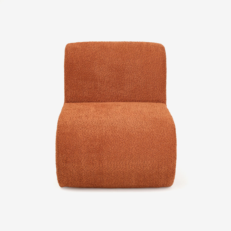 Butaca borreguito cobre Ailen 59x86x64cm Clau&Chloe