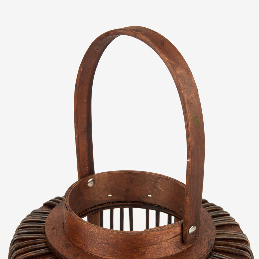 Farol de madera Bhima &Oslash;20x25cm