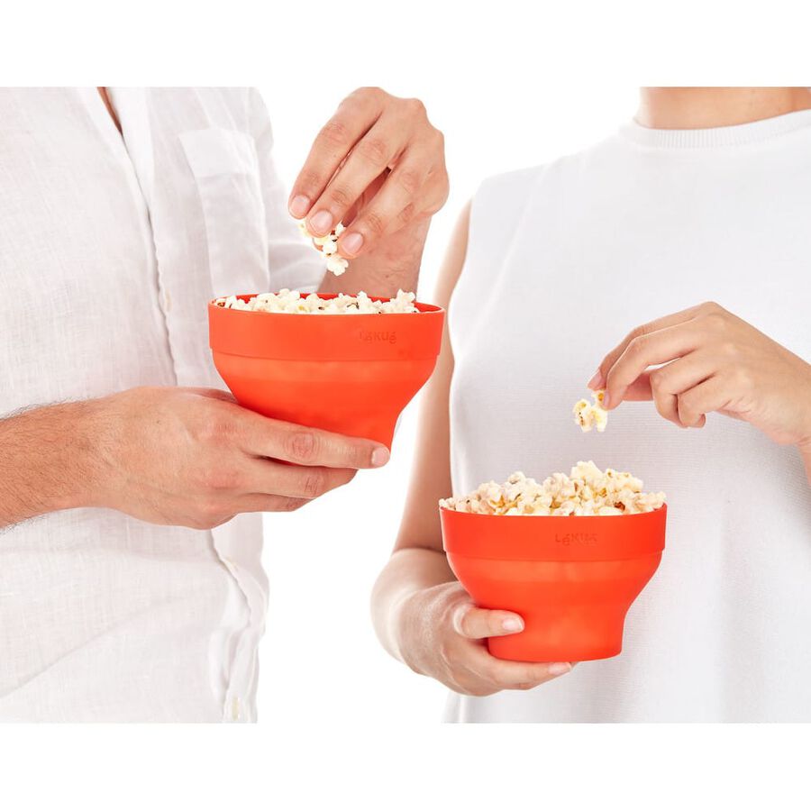 Set de 2 mini palomiteros para microondas Pop Corn - Lékué