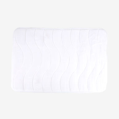 Alfombra de baño de algodón blanca 40x60cm