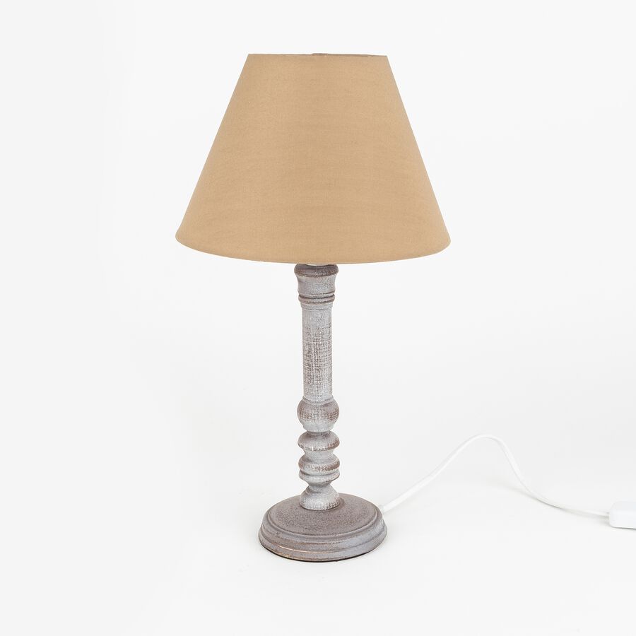 Lámpara de mesa taupe 36cm