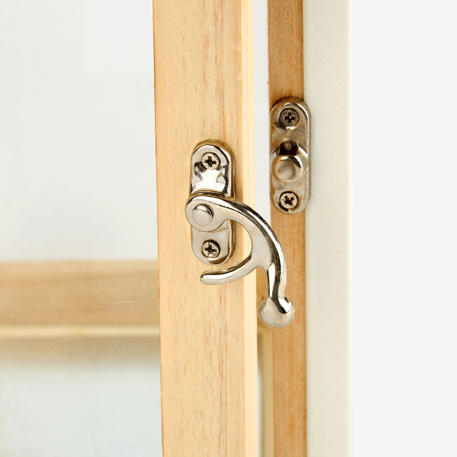 Farol de metal y madera Fener 15x15x31cm