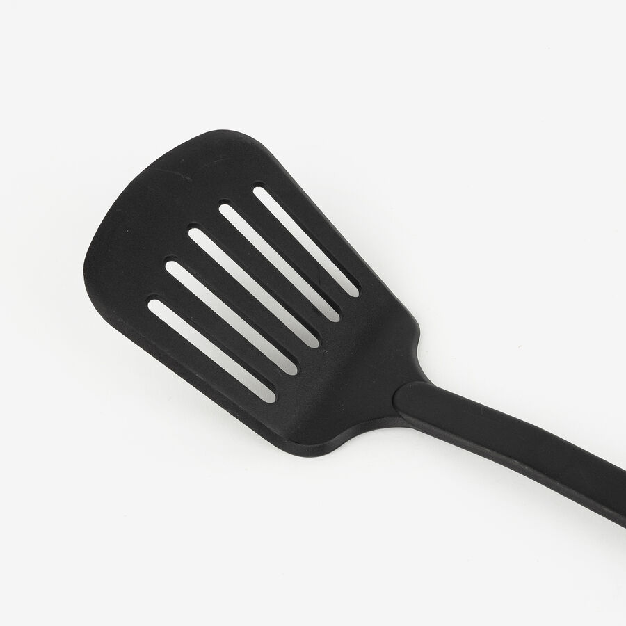 Espátula ranurada de acero inoxidable y nylon Eirene - Bergner