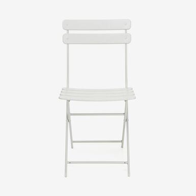 Silla de jardín plegable de metal gris Bistro 40x38x90cm