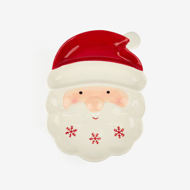 Plato de dolomita Santa Claus 31x23x3,5cm