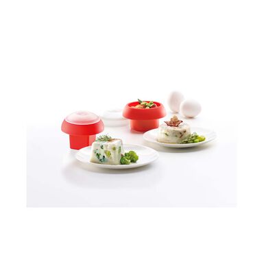 Set de 2 cocedores de huevo de silicona OVO - L&eacute;ku&eacute;