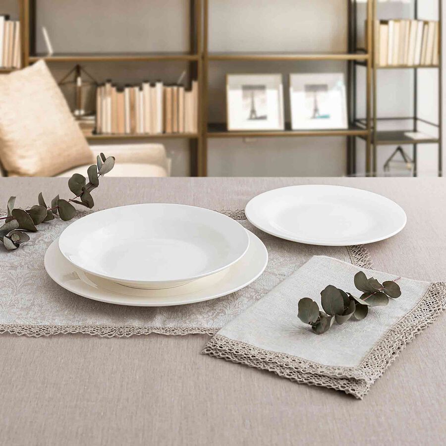 Plato hondo porcelana blanca Vetra &Oslash;22,5cm