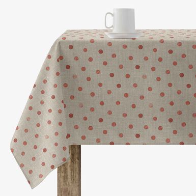 Mantel de algod&oacute;n naranja Topacio disponible en varias medidas