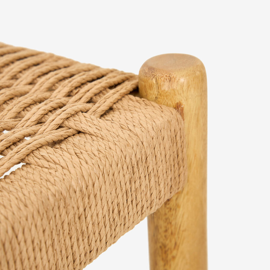 Banco de madera mango Insua 90x40x46cm