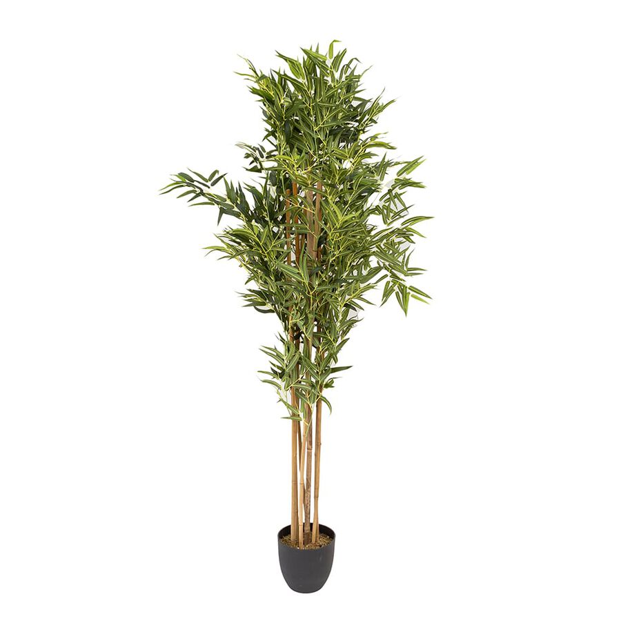 Planta de bambú artificial en maceta 180cm