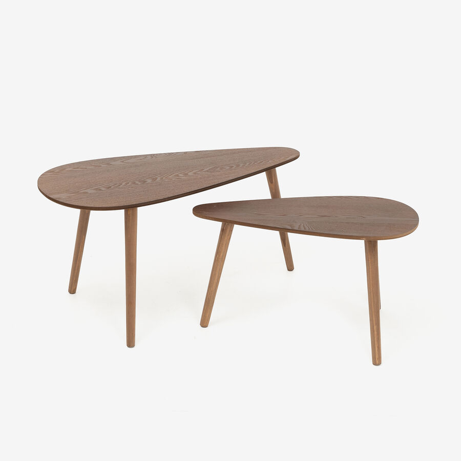 Mesa auxiliar de madera Toledo 60x30x35cm