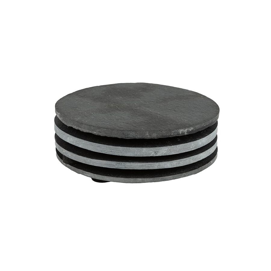 Set de 4 posavasos de pizarra en varios modelos