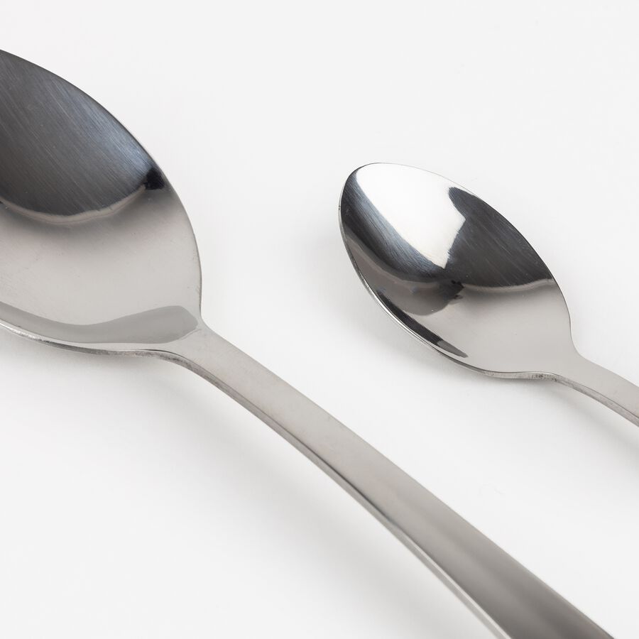 Cubertería de 24 piezas de acero inoxidable Olympe