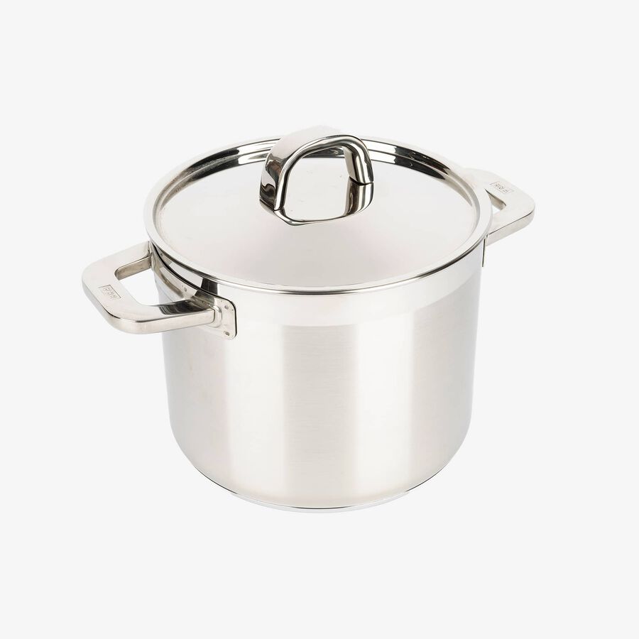 Olla de acero inoxidabe con tapa Advance Ø20cm