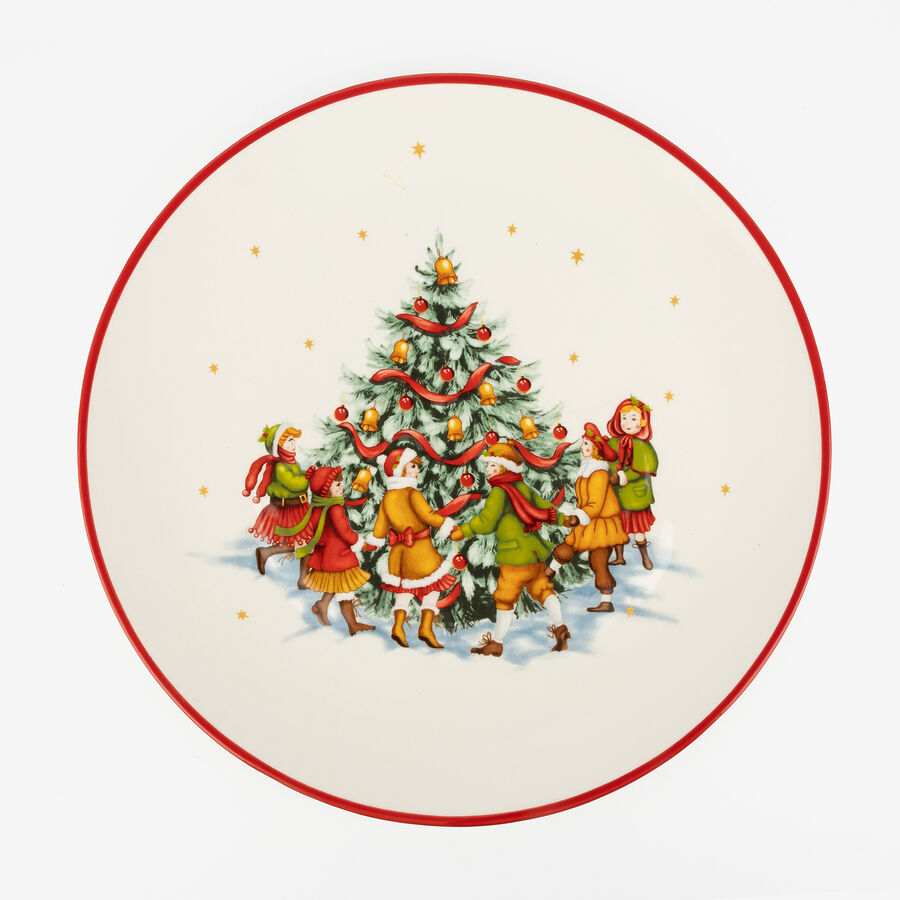 Plato de cerámica Nochebuena Ø30cm