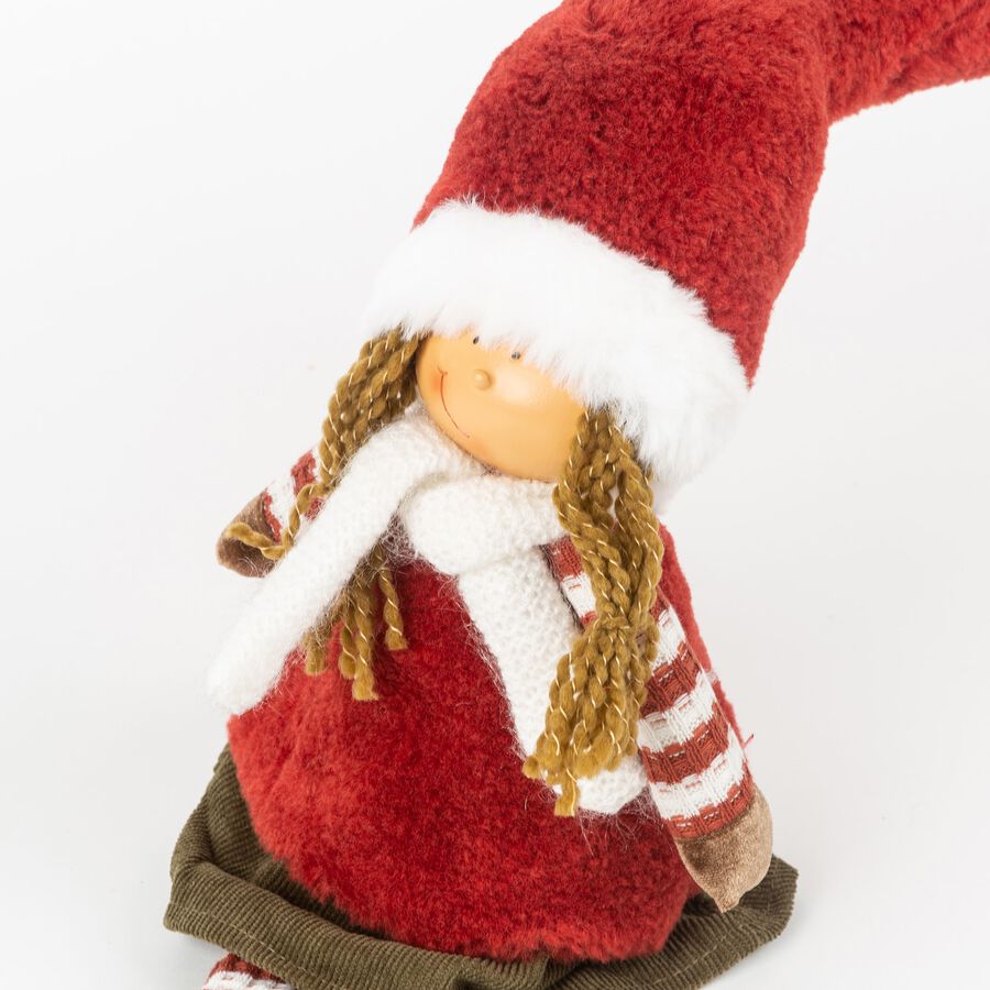 Muñeco de Navidad sentado gorro 67cm en varios modelos