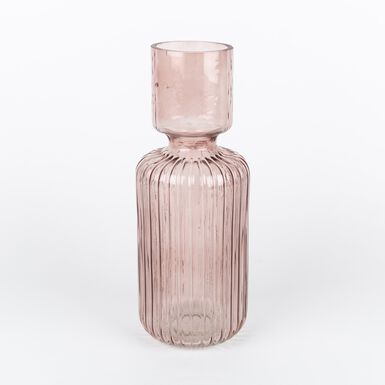 Jarrón de cristal Dayrta Ø11x30cm en varios colores