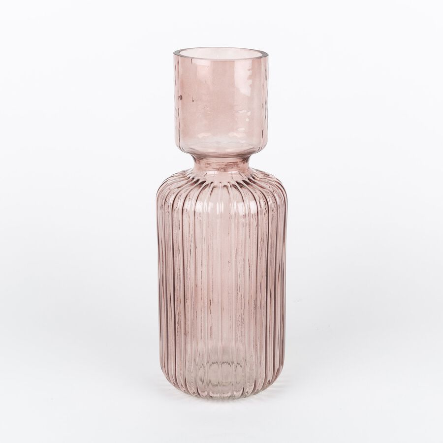 Jarrón de cristal Dayrta Ø11x30cm en varios colores