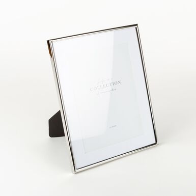 Marco de fotos de metal plateado Kilim 15x20cm