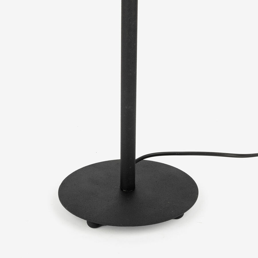 L&aacute;mpara de mesa negra Biruta &Oslash;35x51cm