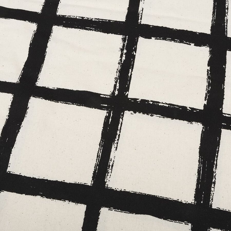 Bolsa algod&oacute;n cuadros Casa Viva 40x45cm