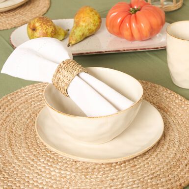 Bol de gres crema Bilada 62cl