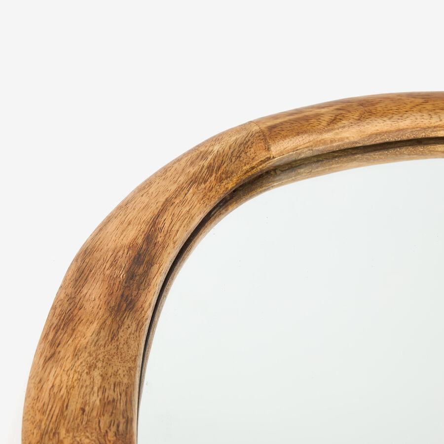 Espejo de pared de madera Abel 60cm