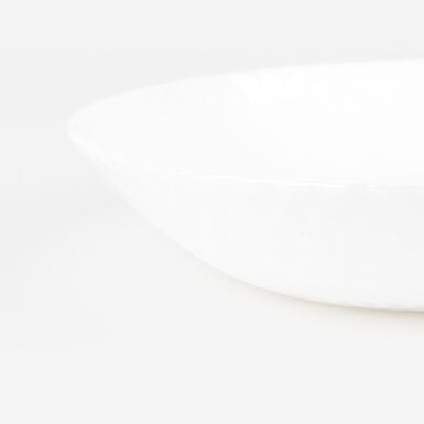 Vajilla de porcelana de 18 piezas blanca de arcopal Yelen