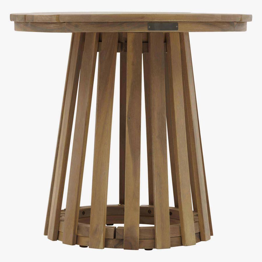 Mesa auxiliar de jard&iacute;n de madera de acacia Osnik &Oslash;50x47cm