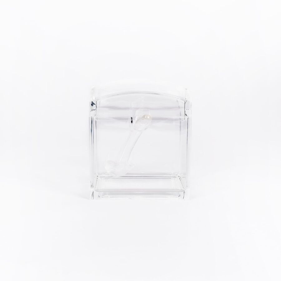 Azucarero acr&iacute;lico 9x9x10cm