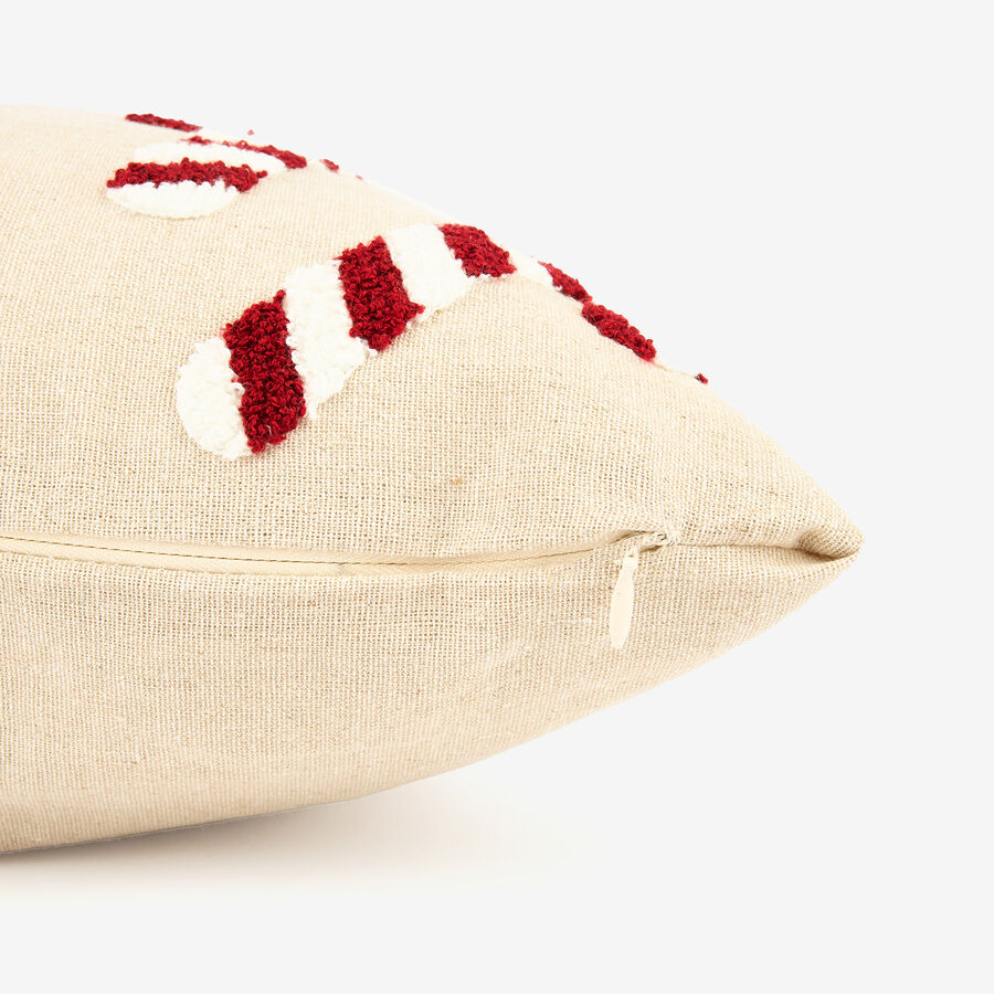 Funda de coj&iacute;n Bastones de caramelo Navidad 45x45cm