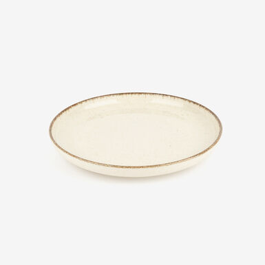 Plato de postre de porcelana marfil Olite &Oslash;19cm