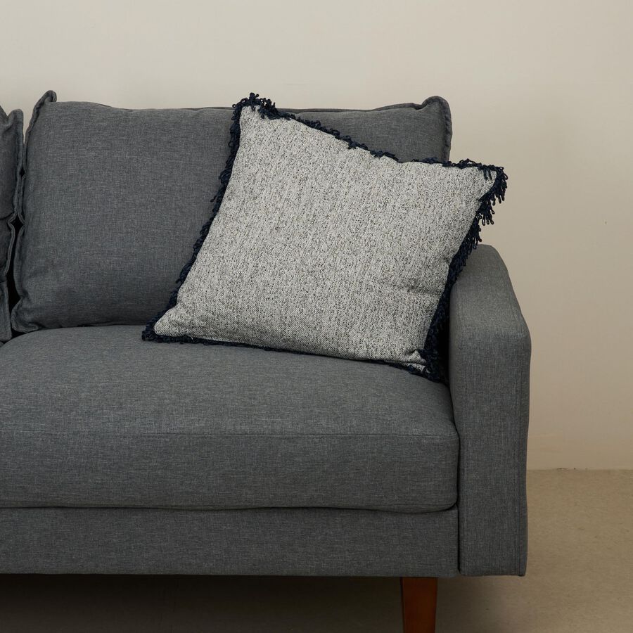 Coj&iacute;n de algod&oacute;n reciclado tinta Alice 50x50cm Clau&Chloe