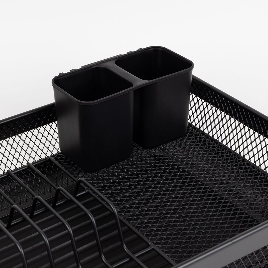 Escurreplatos metal negro 43x32x14cm