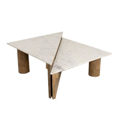 Conjunto de 2 mesas de centro mármol Mica Clau&Chloe