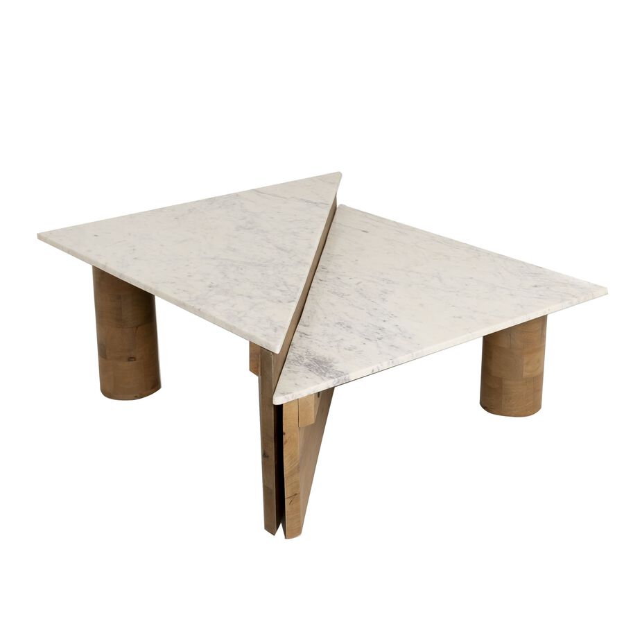 Conjunto de 2 mesas de centro mármol Mica Clau&Chloe