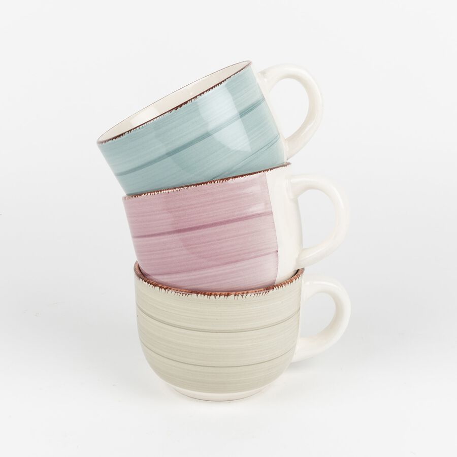 Taza jumbo azul de gres Vita 47cl