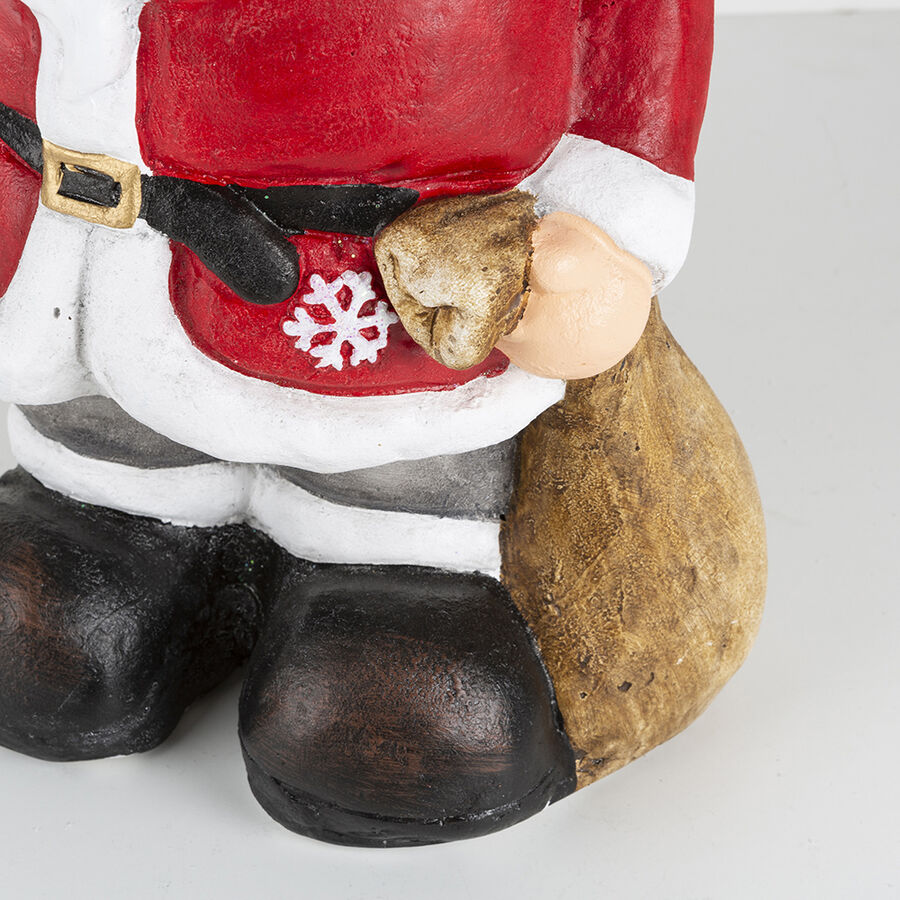 Figura decorativa de cerámica Papá Noel 40cm