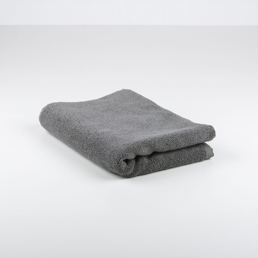 Alfombra de baño algodón gris oscuro 50x70cm