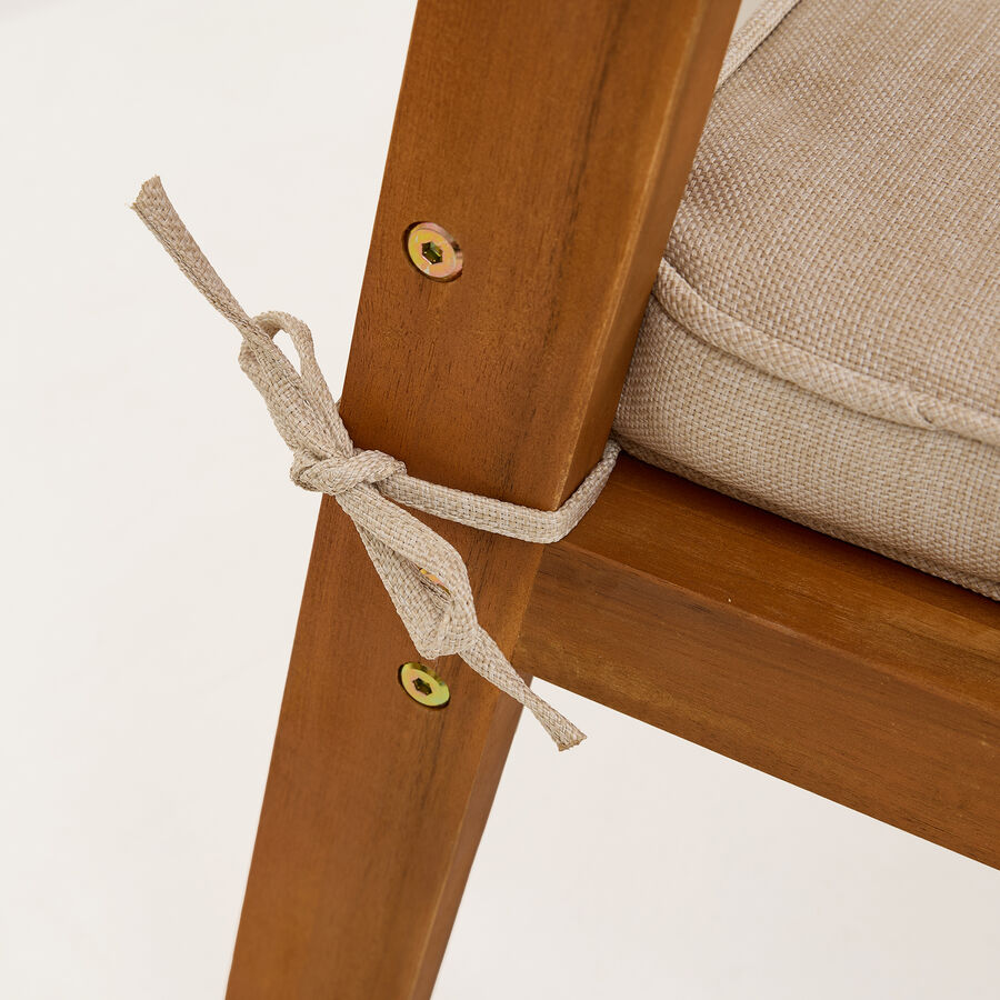 Set de jardín de 4 piezas de madera de acacia Corfu