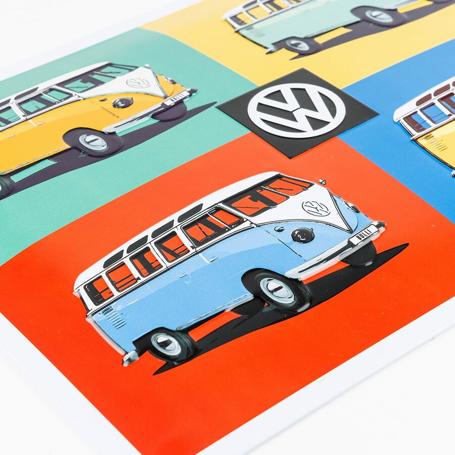 Placa de metal Volkswagen VW Bulli 30x40cm