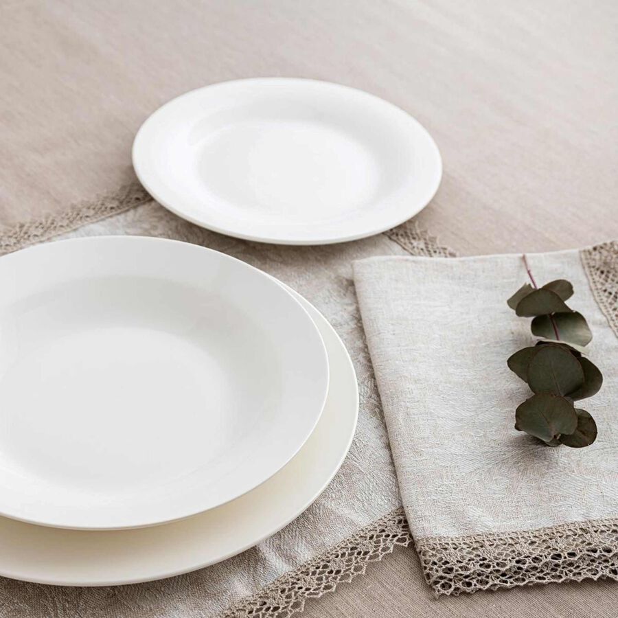 Plato hondo porcelana blanca Vetra &Oslash;22,5cm