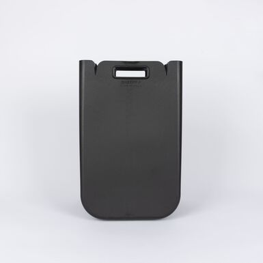 Cubo plegable de pl&aacute;stico para reciclaje negro - Guzzini