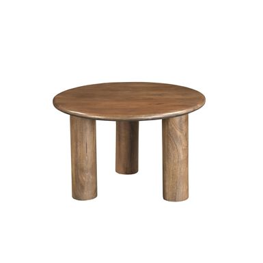 Set de 2 mesas auxiliares de madera Munich Ø60/45cm Clau&Chloe